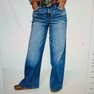 Ariat Flare Jeans in Classic Blue